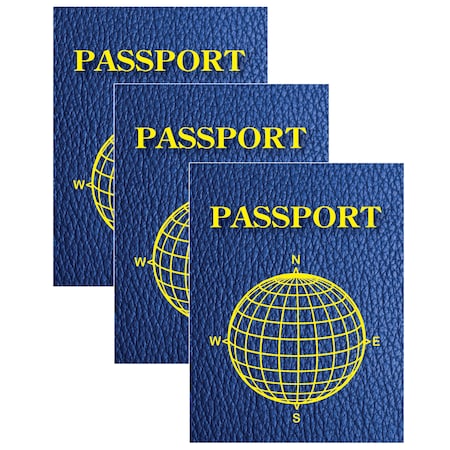 Ashley Productions Blank Passports, 12 Per Pack, PK3 10708